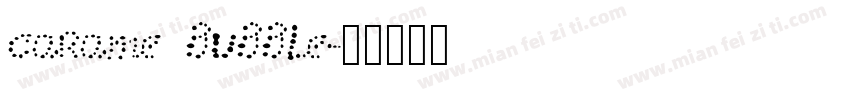 carame bubble字体转换